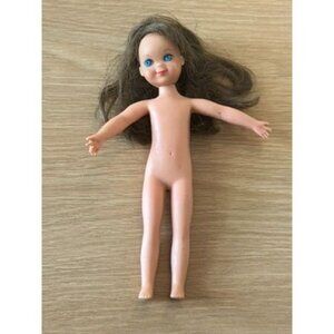 VINTAGE 1965 Japan Mattel Tutti Barbie's Little Sister Long Brunette Hair Doll